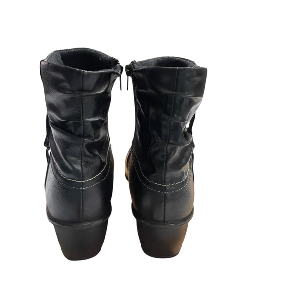 Jasmin women’s low heeled ankle boots 10 wide - Picture 4 of 11